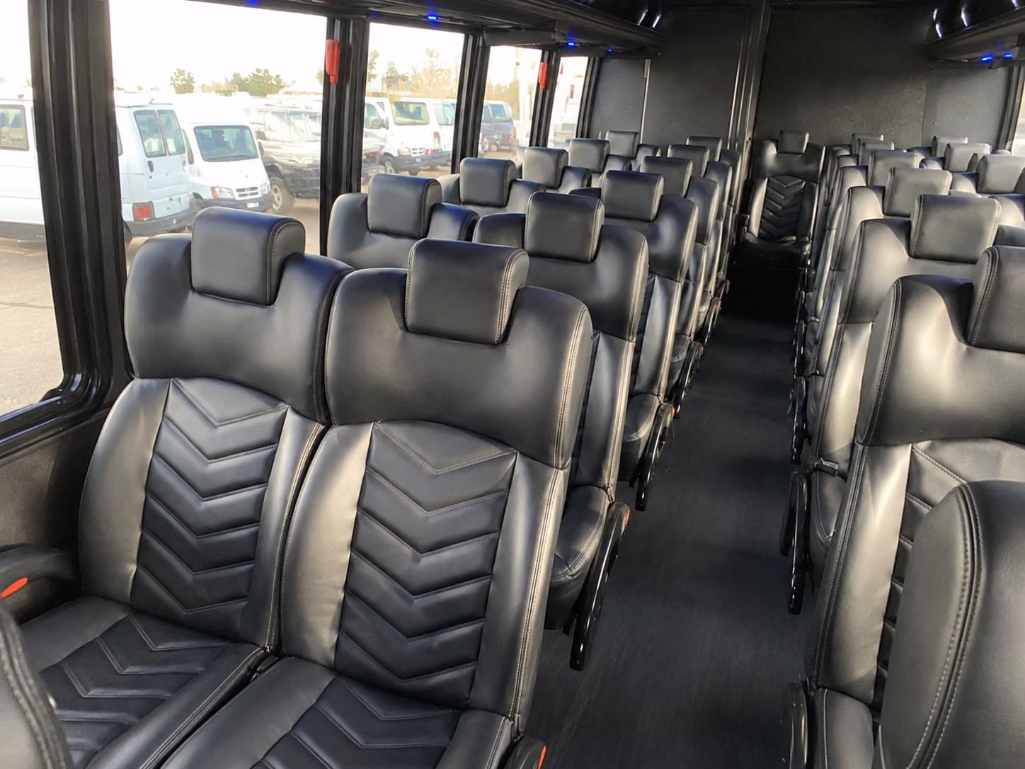 arvada long distance transportation onboard seating